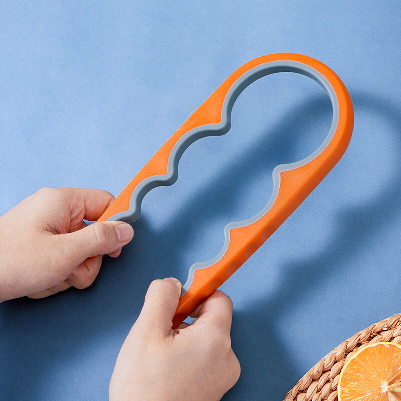 Baijie non-slip cap twister, labor-saving cap opener, kitchen bottle opener, can opener, twist bottle cap four-in-one can opener