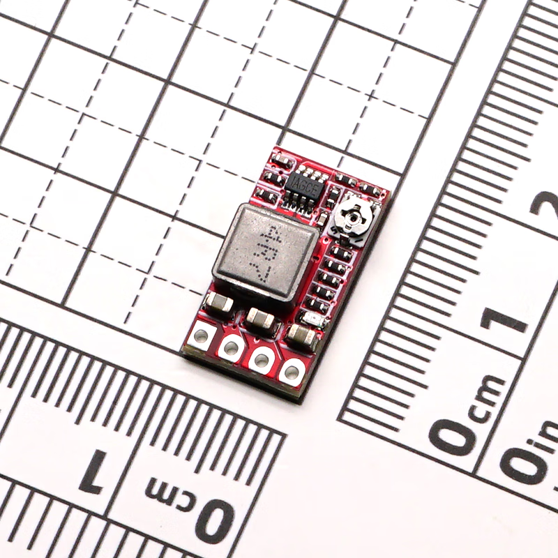 Throwing stones Mini 3A adjustable step-down power supply module DC4.5-24V to 0.8-12V can be fixed to output 3.3/5/9/12V Mini 3A adjustable step-down power module 1 box