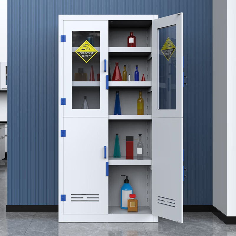 Longzhitai anti-corrosion cabinet pp acid-base cabinet chemical cabinet strong acid-base cabinet laboratory reagent cabinet PP medicine cabinet