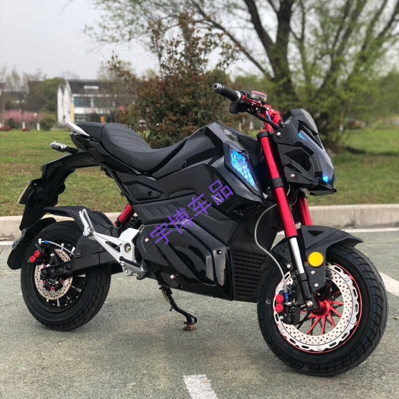 Pachin Little Monkey Z6 electric motorcycle mid-mounted high-speed high-power modified cool electric motorcycle 1200 watt 72v35 battery life 100 kilometers