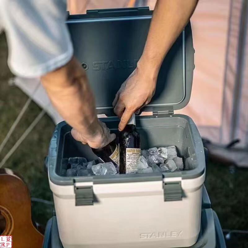 Tuojin insulated box outdoor camping large capacity portable car refrigerator fishing box refrigerated wine barrel 1.9 liter ice beer thermos