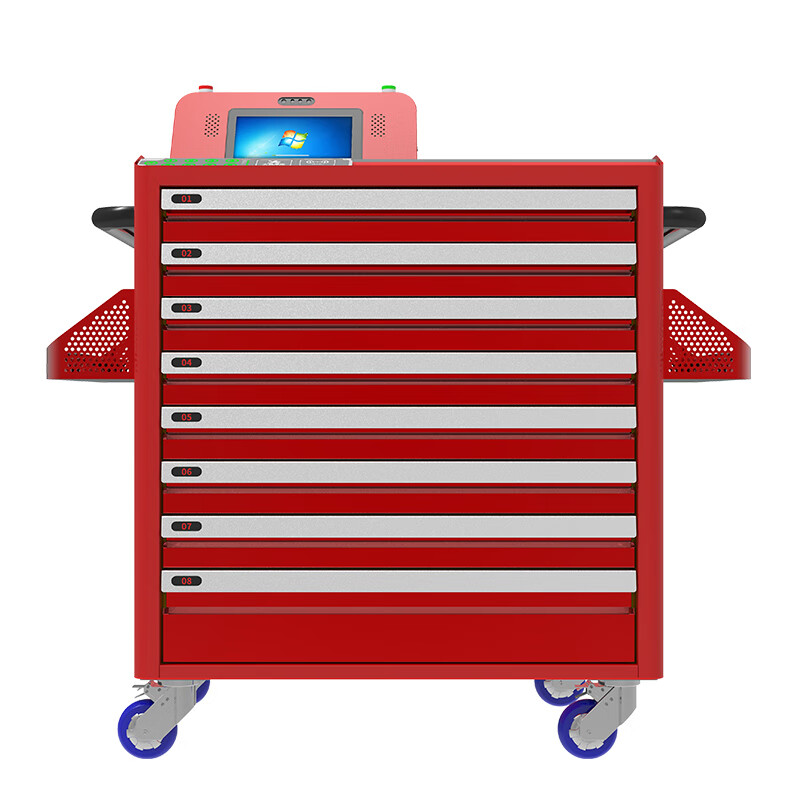 Cykeo Safety Tool Cart Intelligent UHF Intelligent Identification Tool Cart Tool Box Cart Self-service Access Borrowing and Return Inventory Automatic Tool Cart Smart Tool Cart