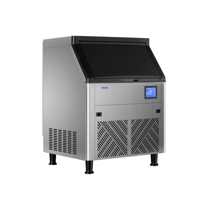 Haier ice making machine large-capacity fully automatic ice cube making machine for large commercial milk tea shop, daily production 108 ice trays 95KG IMY-95DLISS