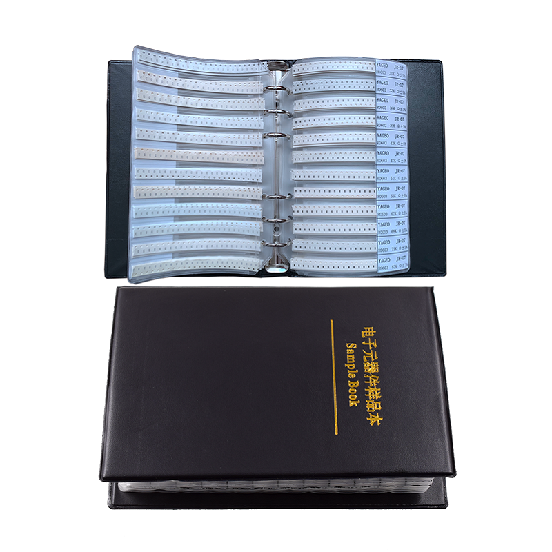 Haoyao chip resistor capacitor inductor 0201 0402 0603 0805 1206 resistor pack capacitor pack inductor sample book 1206 capacitor pack 80 kinds of 50 pieces each