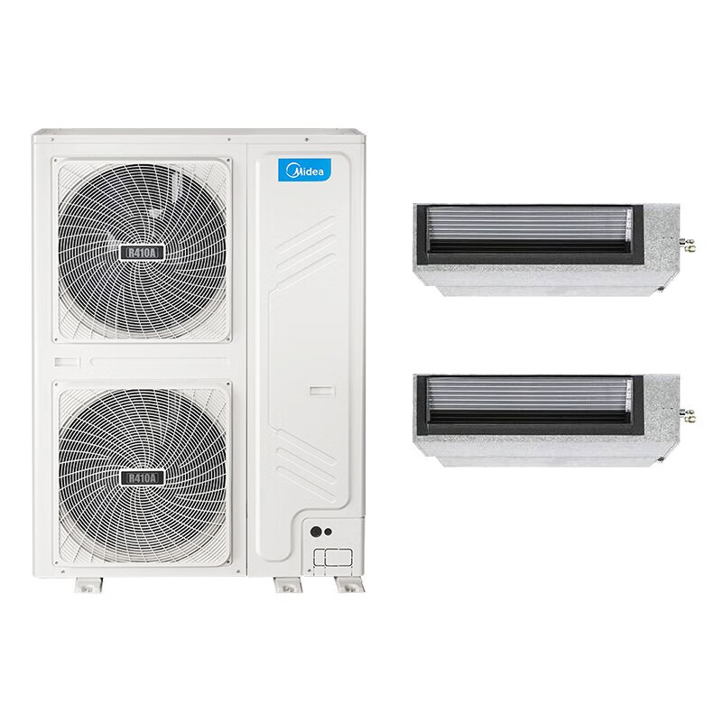 Midea Midea commercial central air conditioner 10 hp p one-to-two duct machine first-class energy efficiency variable frequency heating and cooling shop office embedded air conditioner shop commercial second-hand sample machine without installation package 10 hp