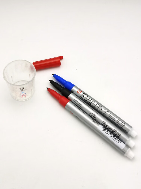 SAKURA marker oil-based pen black IDENTI PEN XYK-S industrial parts marking marker pen black three