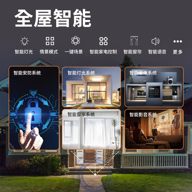 Smart home system control Xiaomi whole house smart home customized set smart curtain Xiao Ai free design plan (contact customer service)