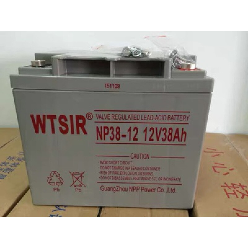 Witte battery NP-17AH24A38A65A100AH120AH emergency DC screen UPS 12V7AH