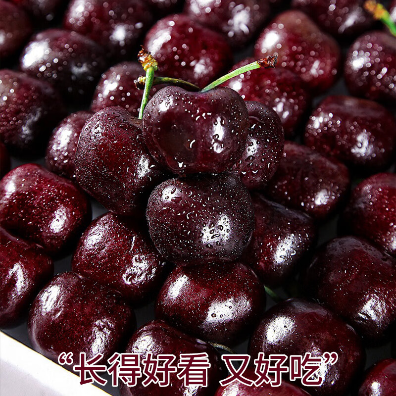 Jingdida Chilean cherries 3j grade gift box, net weight 2 pounds, imported fresh cherries, direct shipping from source, free shipping