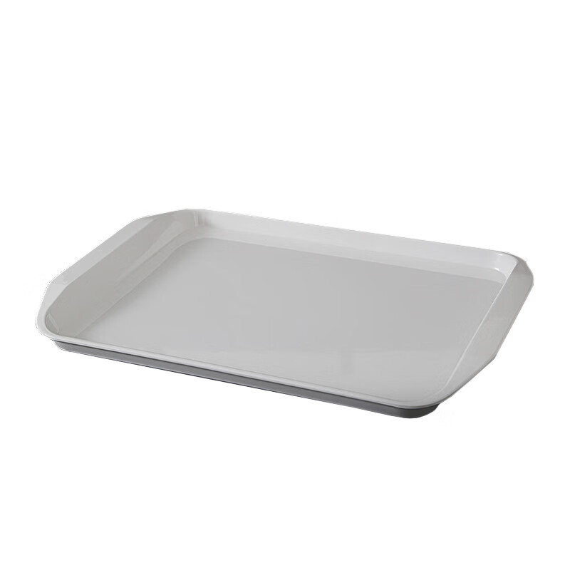 Shiyong commercial melamine binaural tray 17-inch saucer canteen kindergarten self-service square tea tray breakfast tray SY-5004