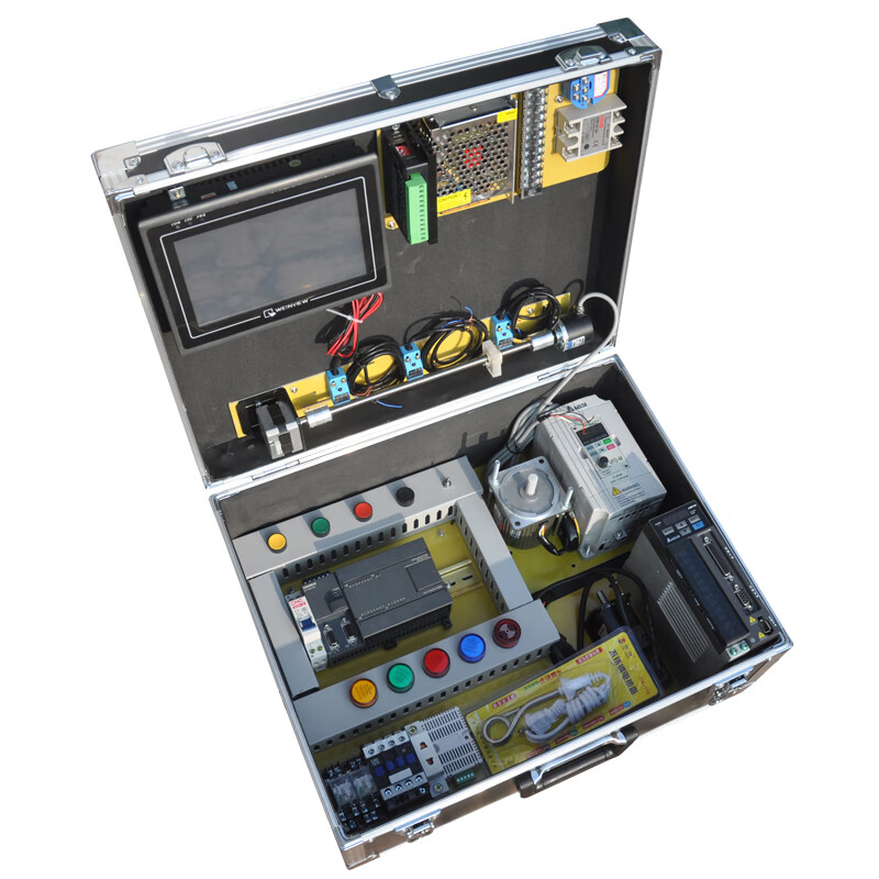 PLC learning chassis plc learning machine including teaching and training S7-200 SMART PLC test customization Ling S7-200 high configuration online class + Q&A