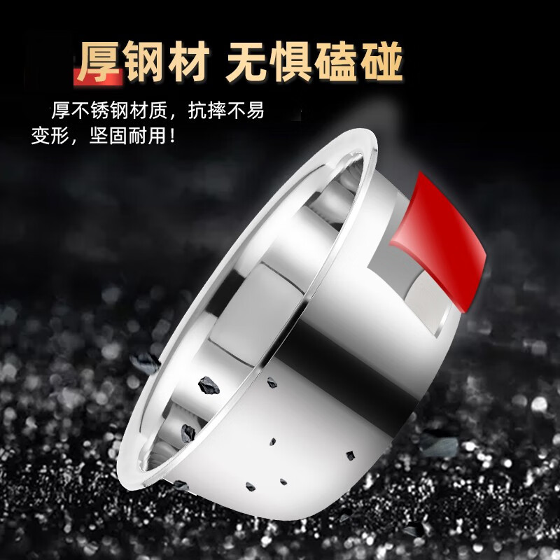 Rice helper stainless steel basin thickened vegetable basin and basin basin kneading basin kitchen soup basin rice basin seasoning marinated meat basin flavor bucket 40cm thick can be heated by induction cooker 1 pack