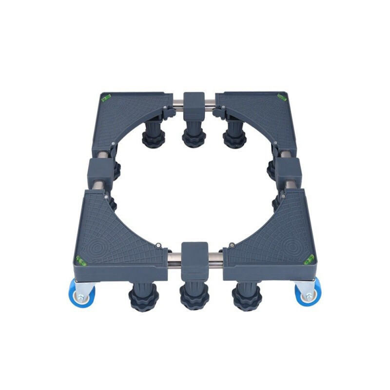 Yuduo washing machine base removable heightening bracket refrigerator air conditioner cabinet disinfection cupboard heightening bracket stainless steel foot pad 1 pack (height 12-14cm)