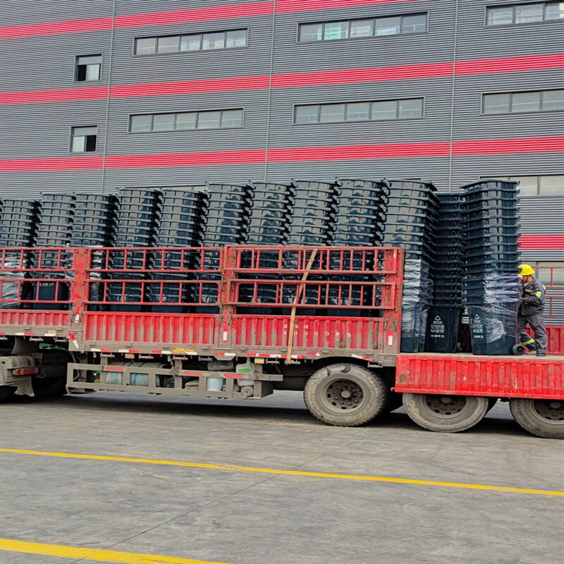 180L240L360L extra large outdoor trailer sanitation classification plastic trash can thickened community property belt Chi 240 ordinary cannot be trailered