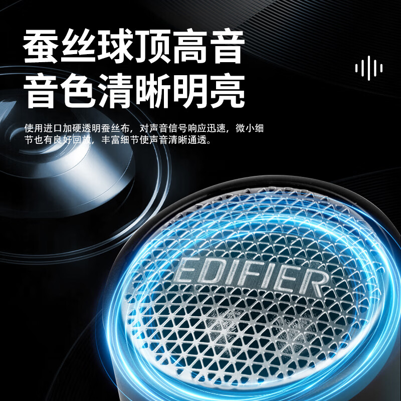 Edifier (EDIFIER) NEO series four-door 6-speaker balanced sound and high sensitivity original car machine direct push car audio modification and upgrade