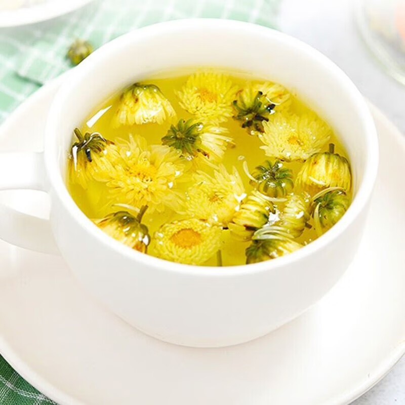 Minghua Baihui can be paired with roses, dandelions, cassia and wolfberry combination tea, chrysanthemum tea, Fetal Chrysanthemum King, Fetal Chrysanthemum King 40g*3 bottles