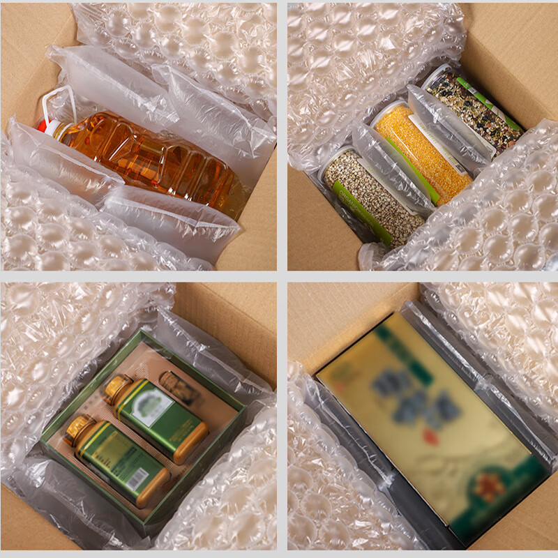 LINGS thickened large bubble gourd film 25*32cm*300m foam packaging bubble pad shockproof buffer express bubble paper anti-fall and anti-collision (full box 2 rolls)