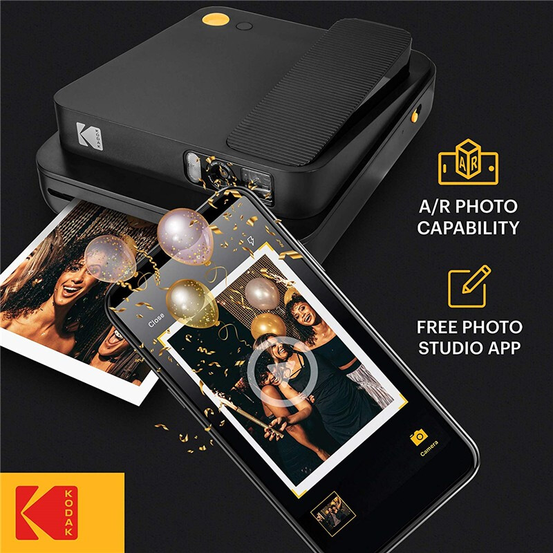 KODAK Kodak SMILE Classic Polaroid retro 2-in-1 camera 16 million pixels Bluetooth connection black