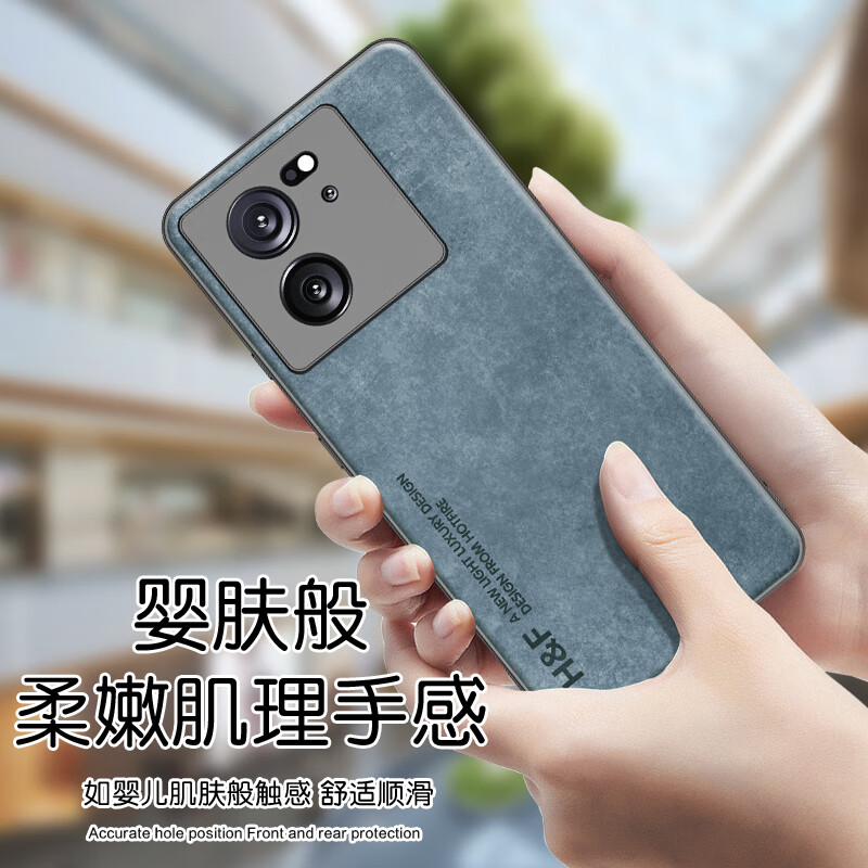 90% new, Heat, suitable for Redmi K60 Extreme Edition mobile phone case, Xiaomi Redmi K60 Extreme Edition protective cover, upgraded skin texture, sheepskin matte lens, full silicone cover - Silent Night Black