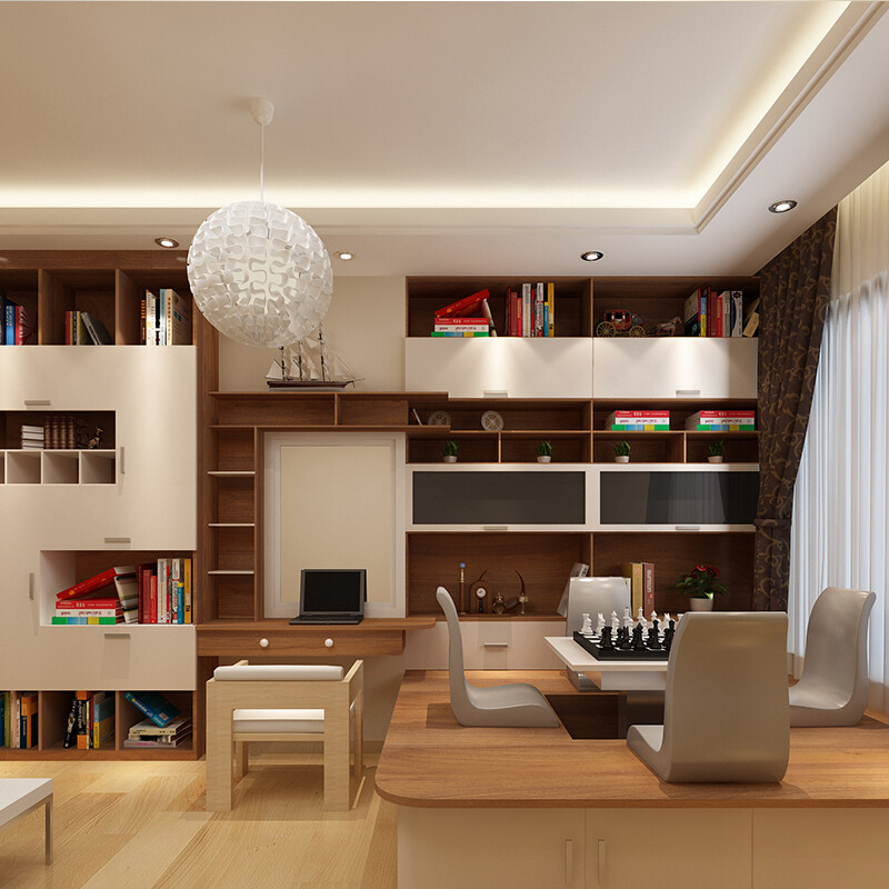 Curia tatami customization overall modern simple bedroom bed combination bay window study overall wardrobe customization Projection area/square meter 1800*2000