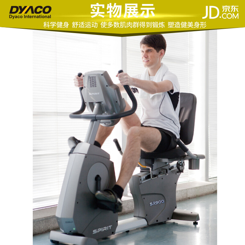 DYACO Commercial Exercise Bike Original Imported Self-Powered Horizontal Spin Bike SR900 Door-to-Door Delivery Package Installation