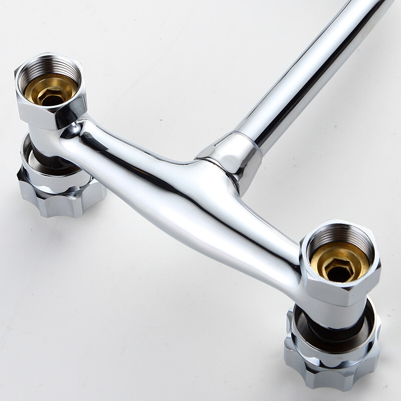 MG faucet kitchen hot and cold wall-mounted sink faucet double-handle brass sink faucet Z-1142
