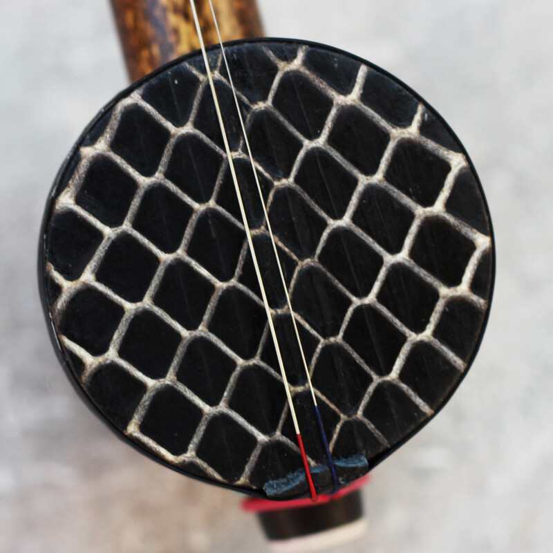 Made by Liu Menghu Liu Menghu's fine ebony shaft old purple bamboo Jinghu professional playing Xipi Erhuang exam stringed Jinghu musical instrument Erhuang Jinghu