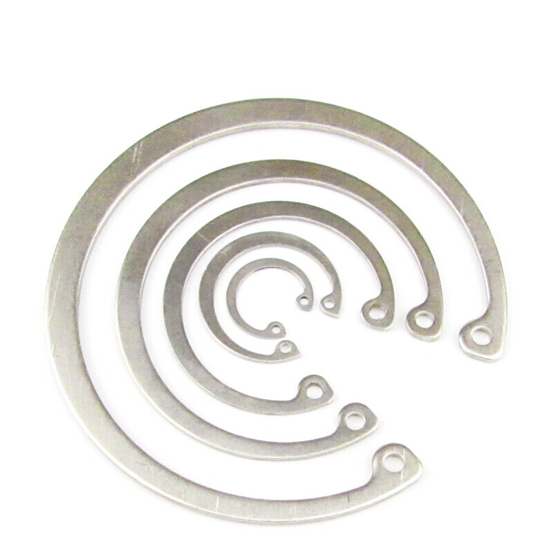 Jishuo GB893/304 stainless steel hole card 10 120/circlip/hole retaining ring stainless steel inner card 48 5 pcs