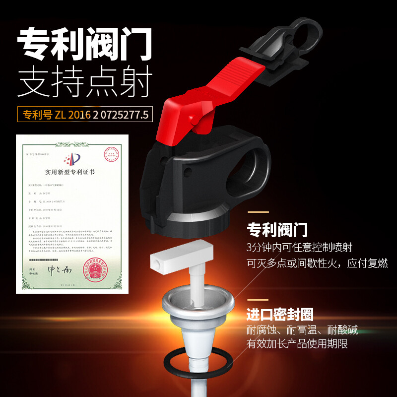 Giant wood vehicle mounted fire extinguisher portable dry powder fire fighting equipment trolley fire extinguisher car annual inspection vehicle household commercial use 520g dry powder fire extinguisher aluminum alloy + fixed frame