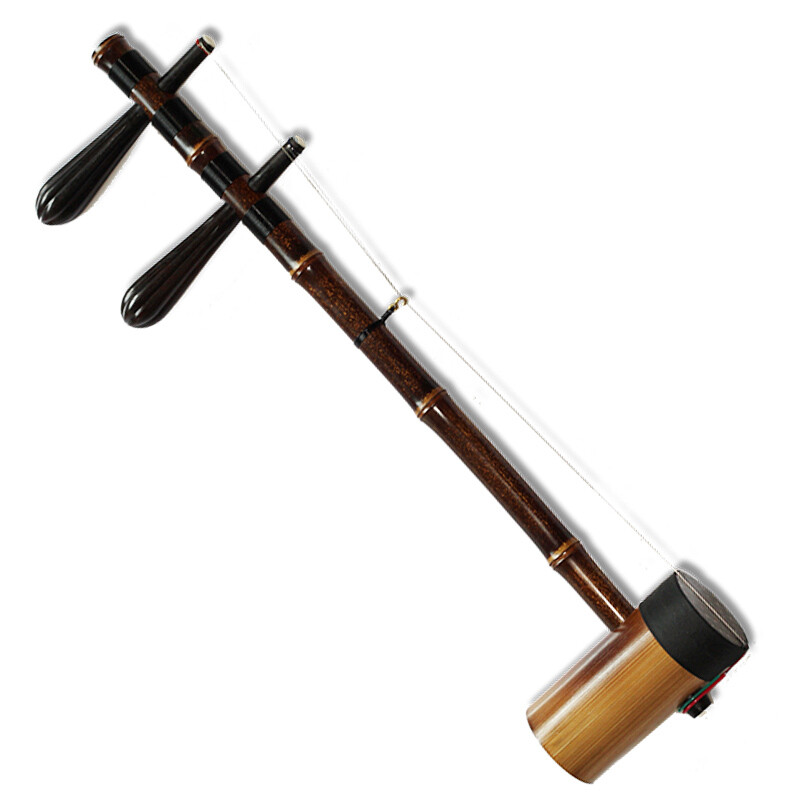 Made by Liu Menghu Liu Menghu's fine ebony shaft old purple bamboo Jinghu professional playing Xipi Erhuang exam stringed Jinghu musical instrument Erhuang Jinghu