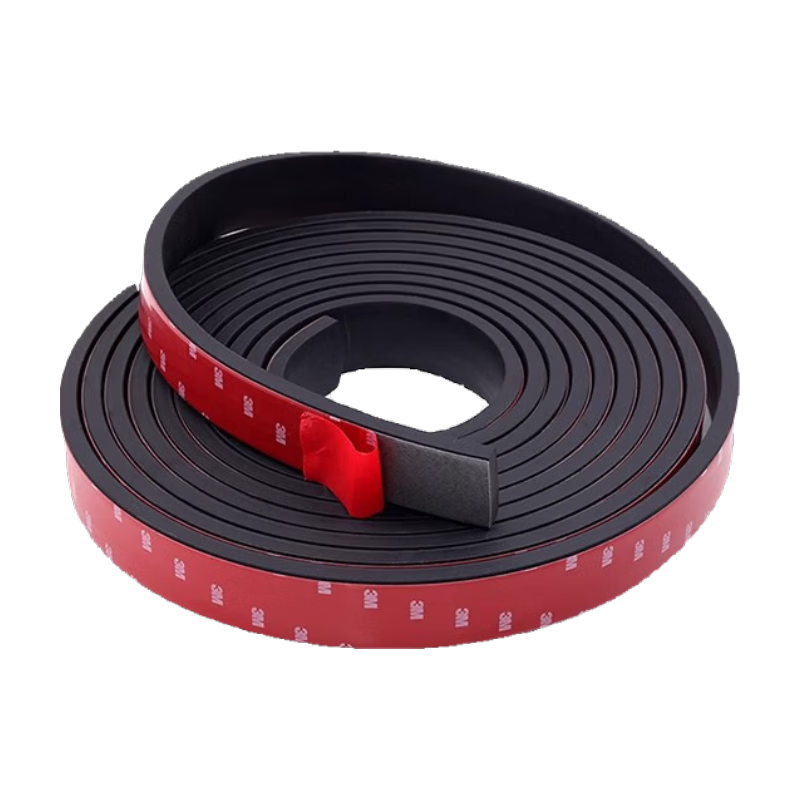 Tamushi self-adhesive solid rubber strip self-adhesive rubber strip solid square strip glass shock-absorbing buffer strip back-adhesive rubber strip anti-slip rubber gasket sealing strip - width 40mmX thickness 3mm - 2 meters