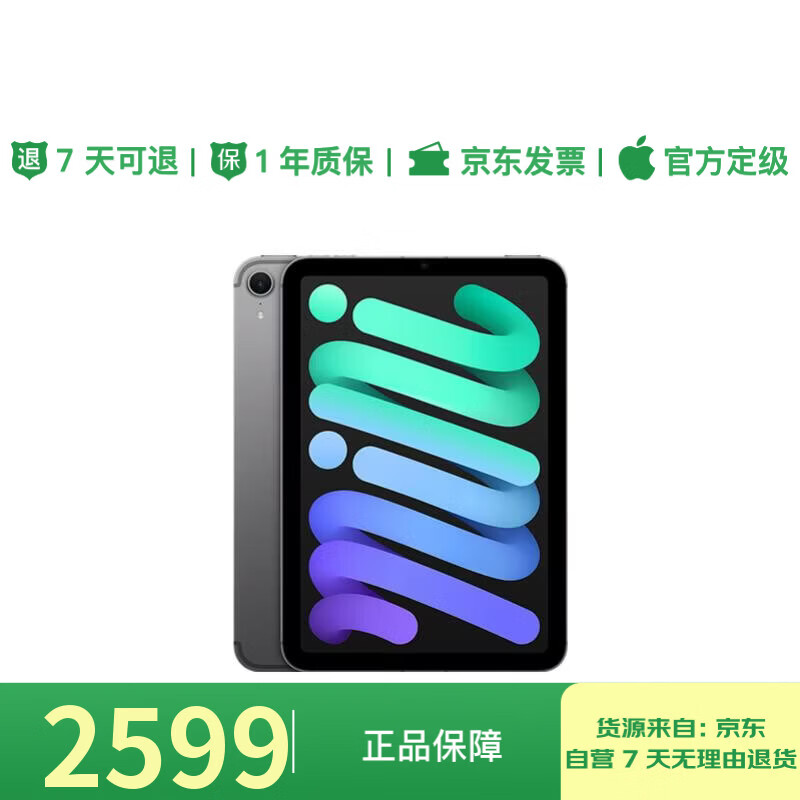 90% new Apple iPad mini (6th generation) 8.3-inch tablet 2021 model (256GB WLAN version/Learning, Office, Entertainment and Games/MK7T3CH/A) Deep Space Gray