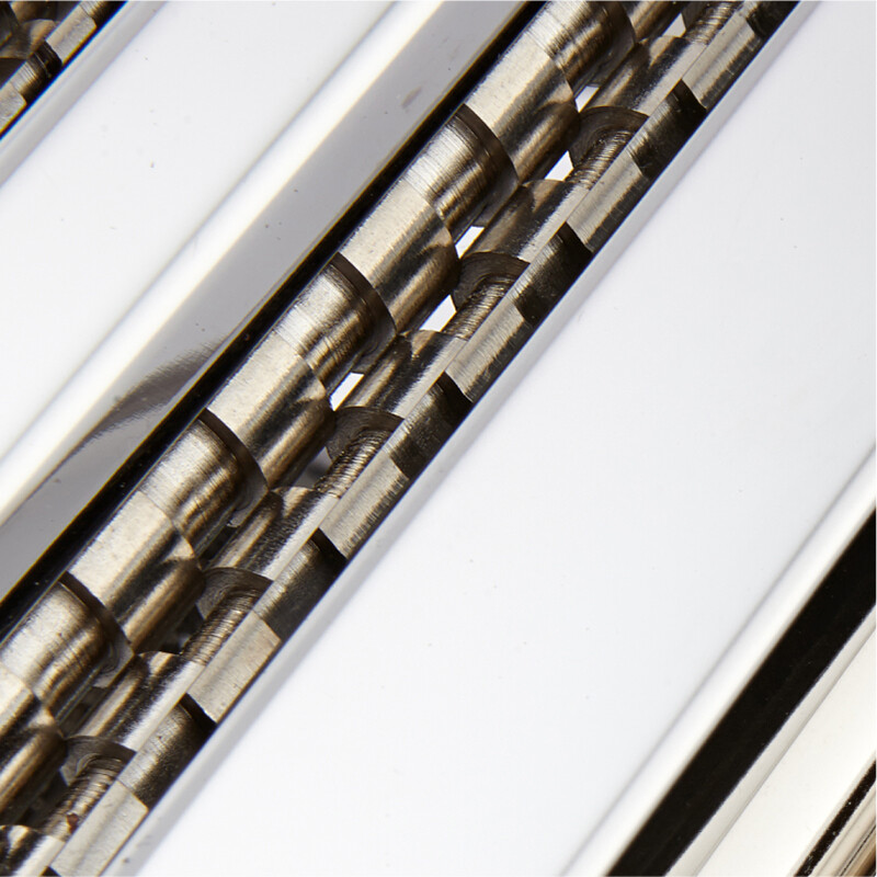 Jun's wife noodle machine hand-cranked stainless steel thickened noodle rolling machine strong round flat noodle dumpling wonton wrapper machine original color thickened three knives