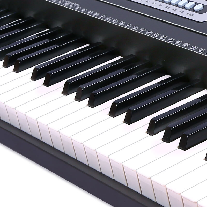 Meirkergr MK-8690 61-key velocity-sensitive piano key multi-functional beginner teaching electronic piano instrument connected to microphone headset U disk mobile phone pad with piano stand