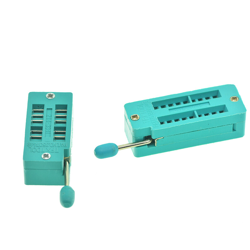 TaoTimeClub IC locking seat movable socket microcontroller chip test base 14-40P 16P