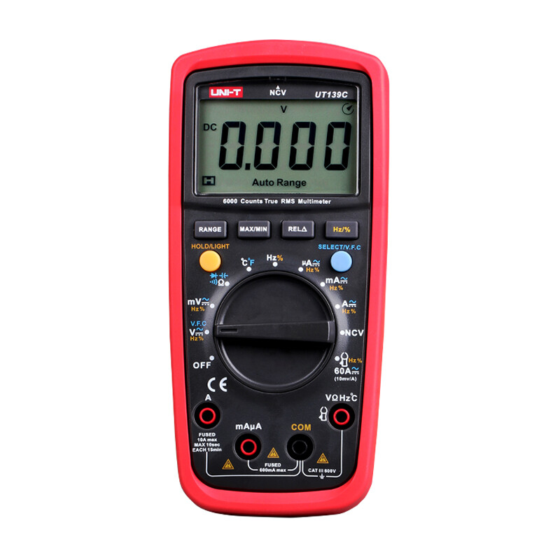 Uni-T multimeter UT139E digital high-precision multimeter anti-burn fully automatic electrician multimeter UT139A household UT139C (temperature)