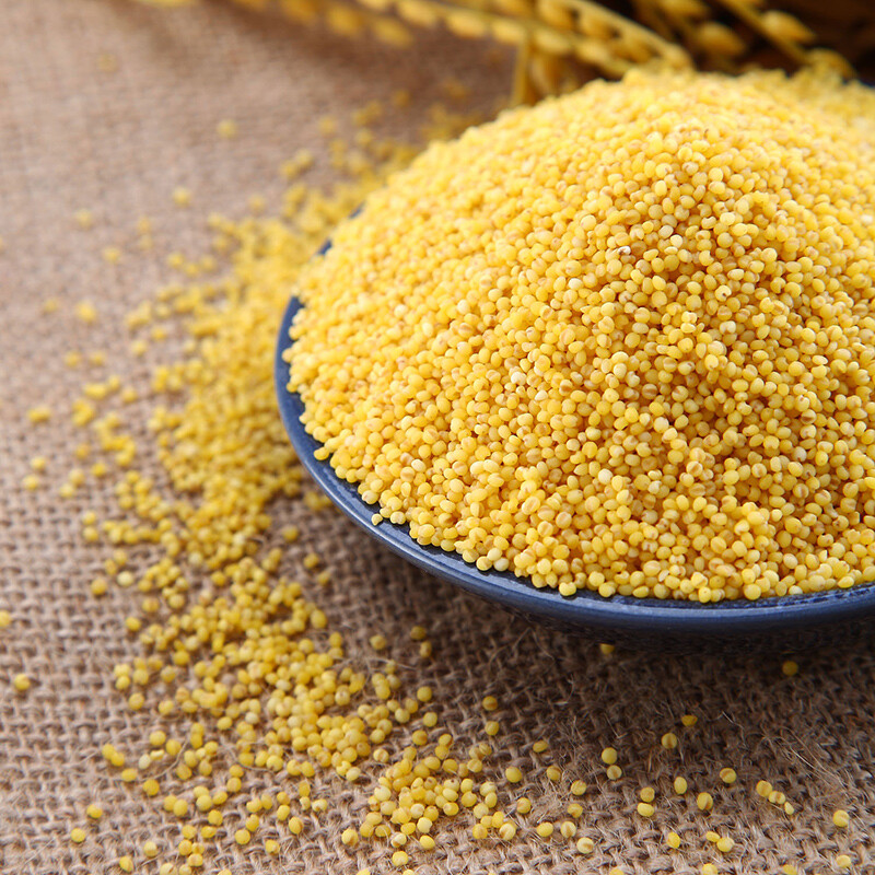 Tiandi Liangren organic yellow millet 2.5 pounds, yellow rice confinement rice porridge, whole grain rice, Northeast coarse grains