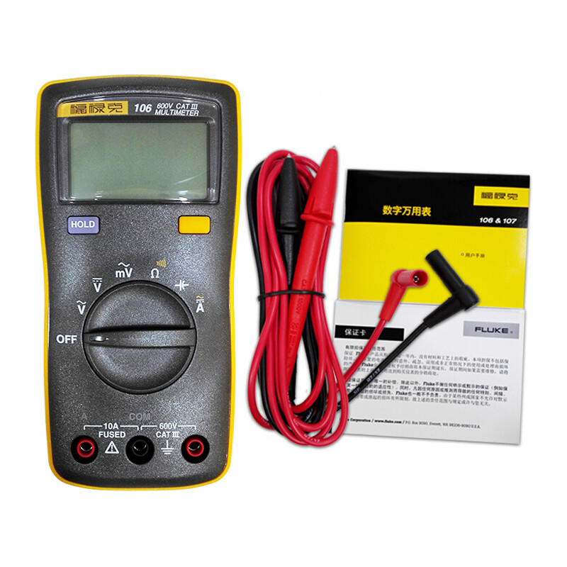 FLUKE F106 handheld digital multimeter, high-precision electrical meter, multimeter, multimeter, voltage and current meter