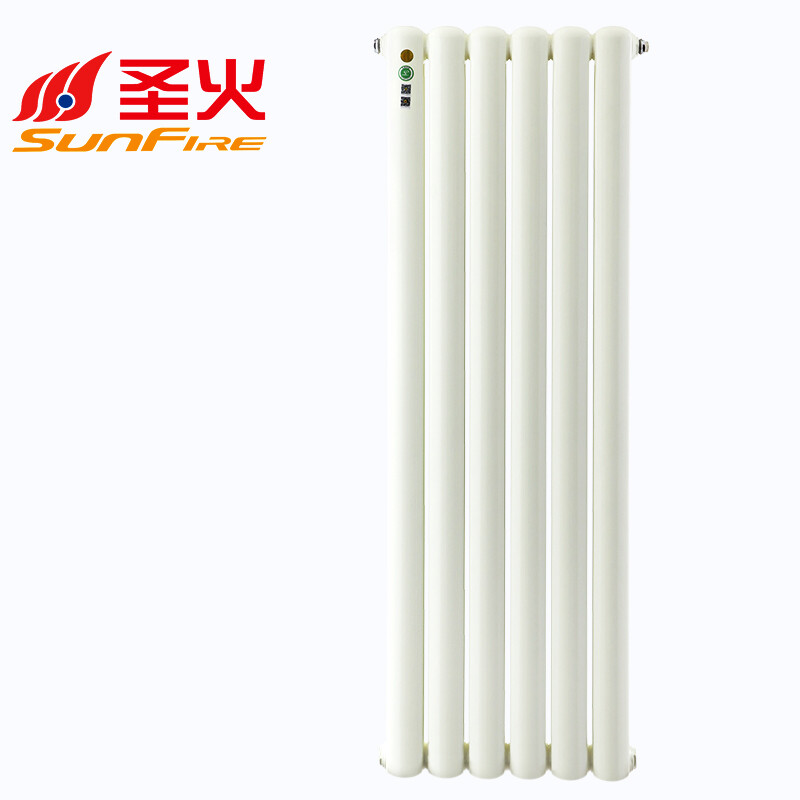 Holy fire thick channel steel radiator bathroom natural gas household central heating steel 70 enlarged water channel radiator Guangcai 70 370mm