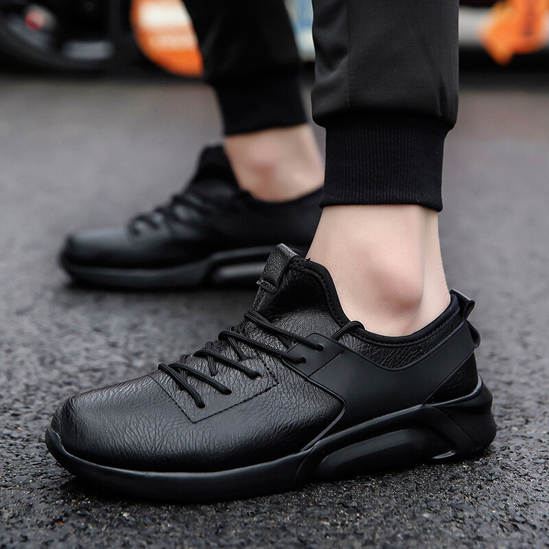 men's casual plate pu shoes