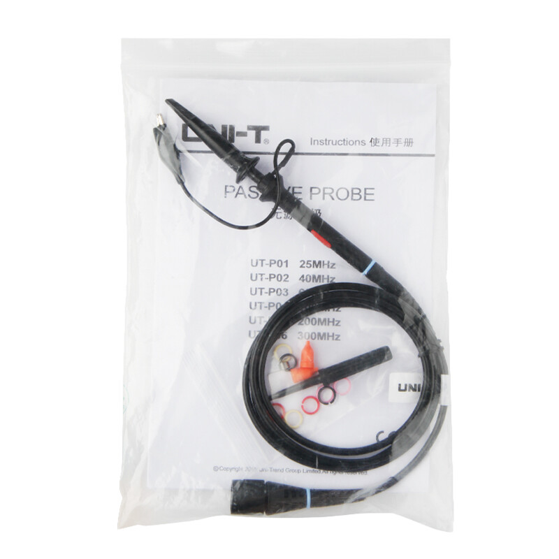 Uni-T oscilloscope probe 100M passive probe suitable for UTDCEX/CEL variety UT-P04