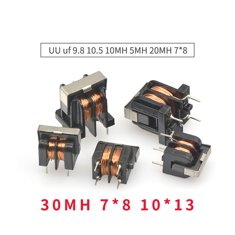 TaoTimeClub common mode inductor filter UU 9.8 10.5 10MH 5MH 20MH 30MH UU10.5 0.37MM 5MH 2 pcs
