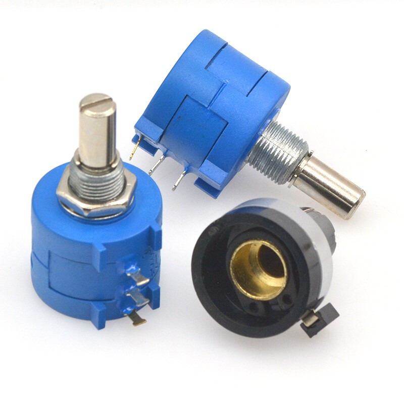 TaoTimeClub potentiometer knob 3590S-2-202L/501L 2K precision multi-turn adjustable potentiometer 3590S-2-501L 500R