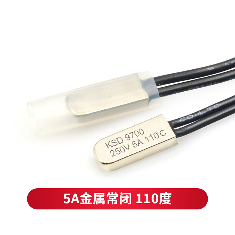 TaoTimeClub KSD9700 temperature control switch temperature switch thermal protector 5A metal normally open and normally closed 15 25 degrees ~ 155 degrees 5A metal normally closed 110 degrees