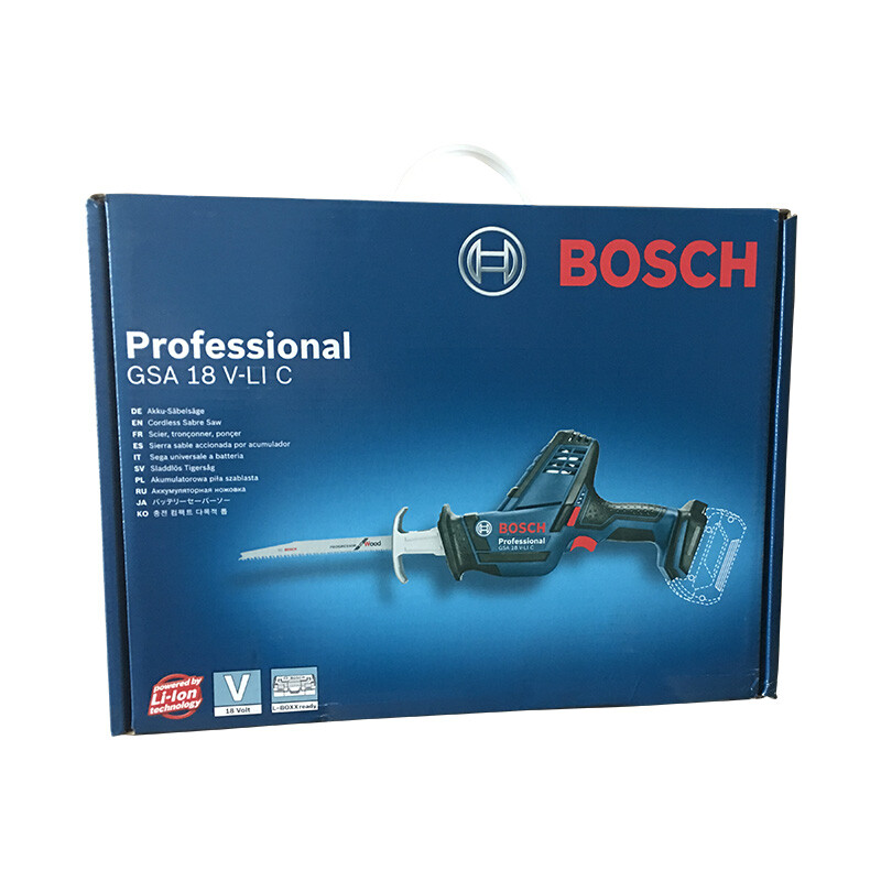 Bosch BOSCH lithium battery rechargeable saber saw reciprocating saw metal wood cutting saw GSA18V-LI Compact power tool 18V GSA18V-LI C dual electric (4.0ah) + saw blade attachment