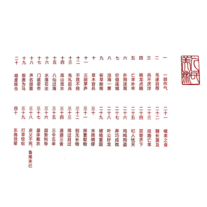 Idiom Stories, Comics, Little People's Books, People's Art, Student Reading (Set of 40 volumes)