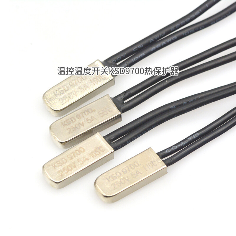 TaoTimeClub KSD9700 temperature control switch temperature switch thermal protector 5A metal normally open and normally closed 15 25 degrees ~ 155 degrees 5A metal normally closed 110 degrees