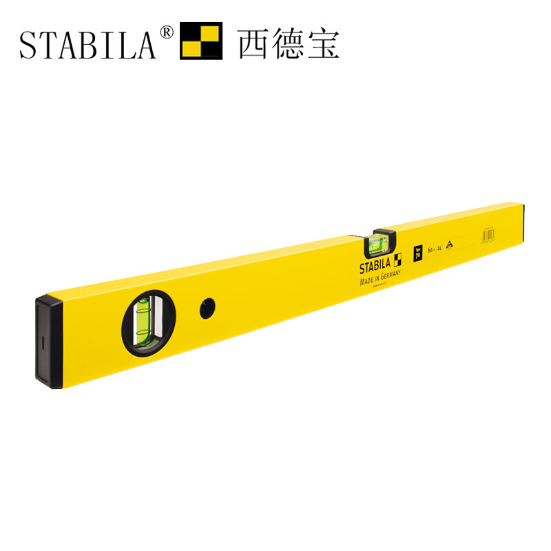 STABILA level high-precision level STABILA anti-fall thickening imported from Germany 2 meters hydropower engineering installation and decoration 70 type two blisters 120CM