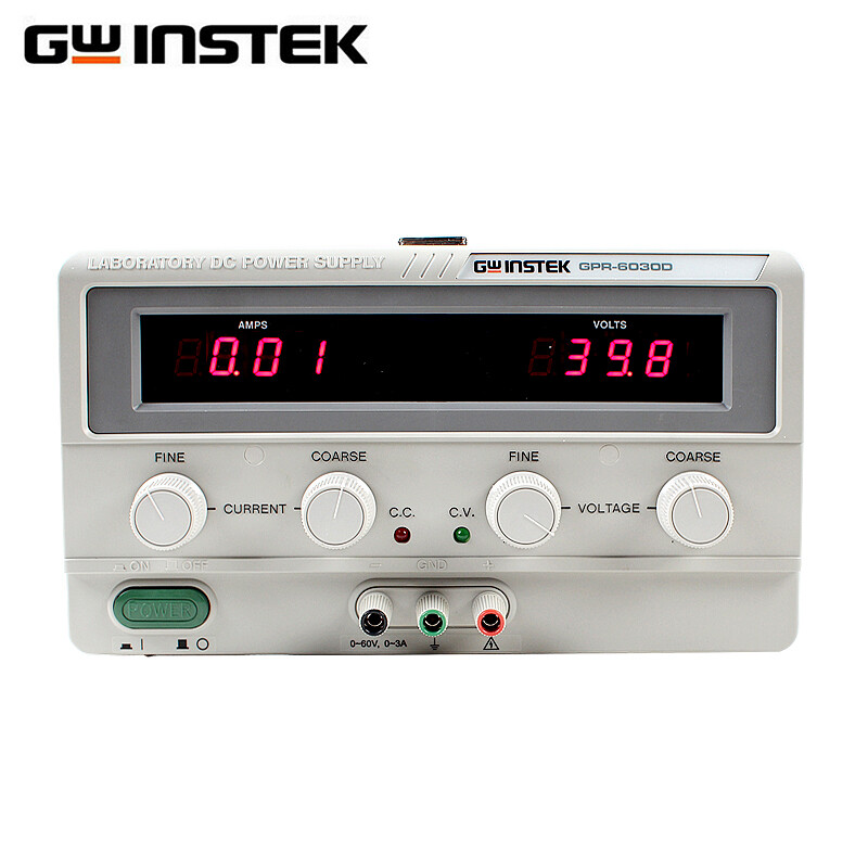 GWINSTEK dual digital display DC regulated power supply GPR-1810HD丨3060D丨6030D linearly adjustable 180W GPR-1810HD (18V 10A 180W)