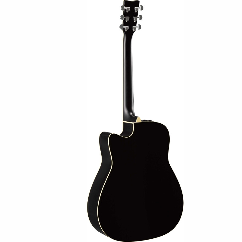 Yamaha (YAMAHA) FGX830CBL electric box model solid wood veneer beginner folk guitar cutaway guitar 41 inches black